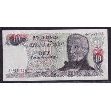 ARGENTINA COL. 678c BILLETE DE 10 PESOS ARGENTINOS BOT. 2612 SIN CIRCULAR UNC